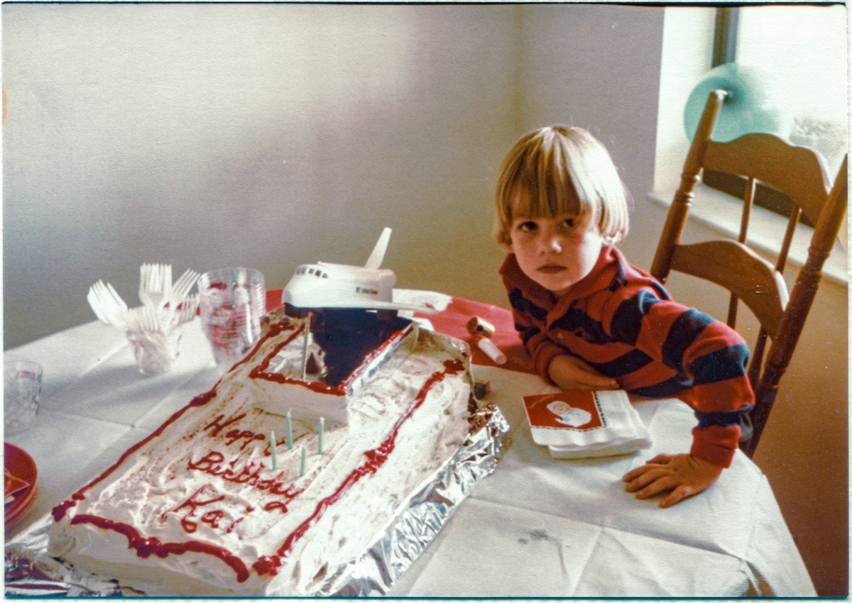 Kai MacLaren on his fourth birthday. Photograph by James MacLaren.